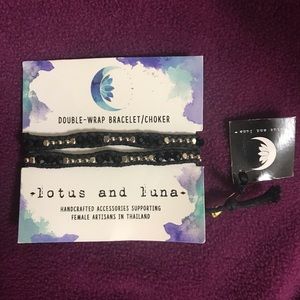 Lotus and Luna Bracelet Set